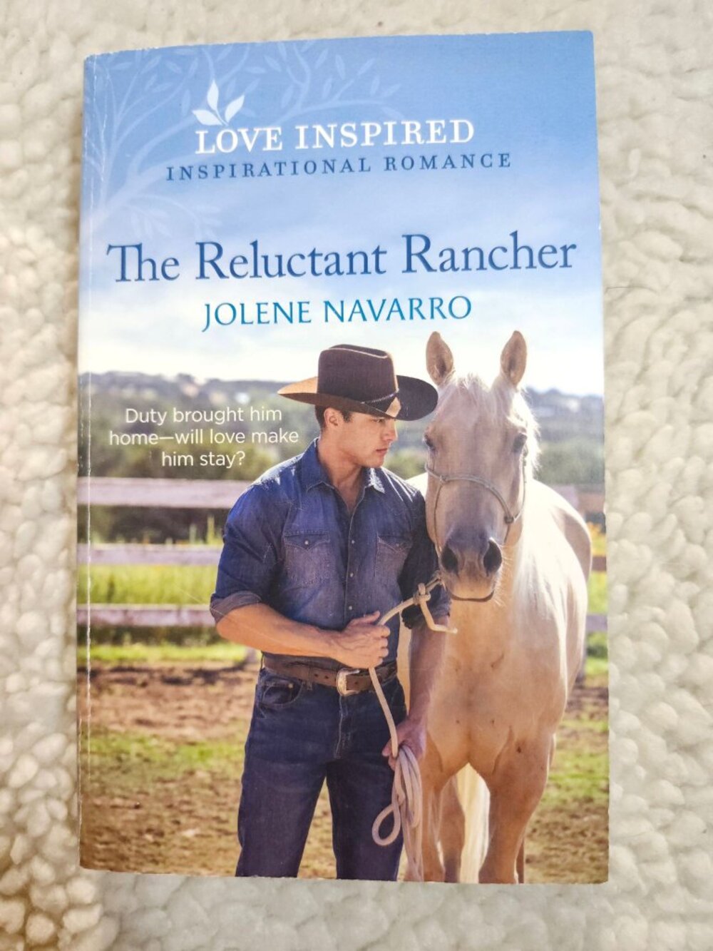 Love Inspired The Reluctant Rancher Jolene Navarro Paperback 2023 Romance Novel